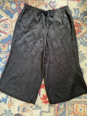 POETRY Cropped Wide Leg Pants